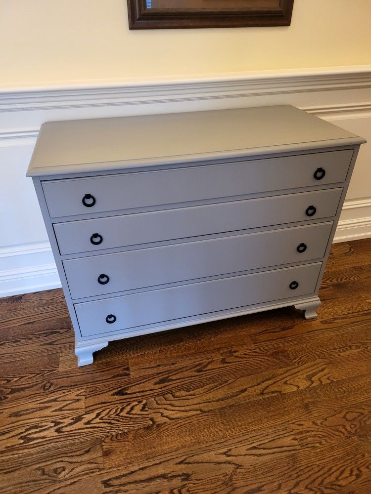 Grey Dresser - Solid Wood
