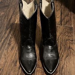 Cowgirl Rodeo Western Black Boots