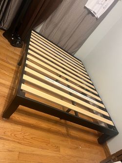 Black Wood Bedframe
