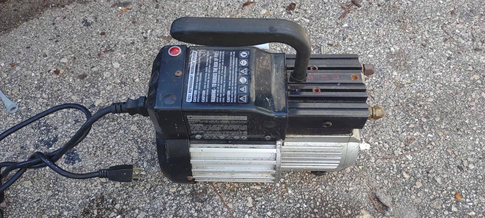 Refrigeration HVAC Recovery Pump