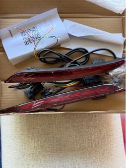 Tesla model 3 LED bumper lights