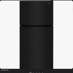 Black Frigidaire Brand Fridge 