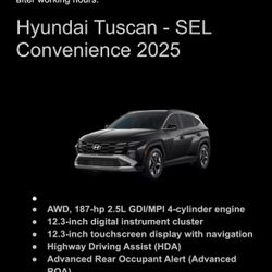 2025 Hyundai Tucson