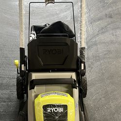 RYOBI 40V HP Brushless 21 in. Cordless Battery Walk Behind Multi-Blade Self-Propelled Mower - (2) 6.0 Ah Batteries & Charger