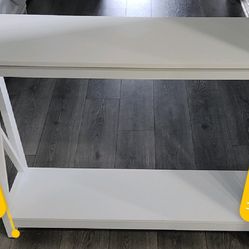 White Entryway Table