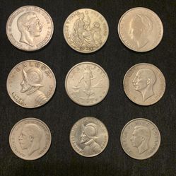 World Large Silver Coins