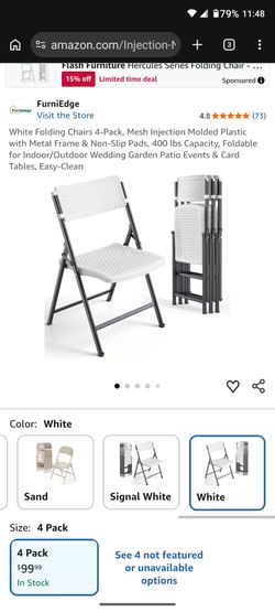 4 pack folding chairs