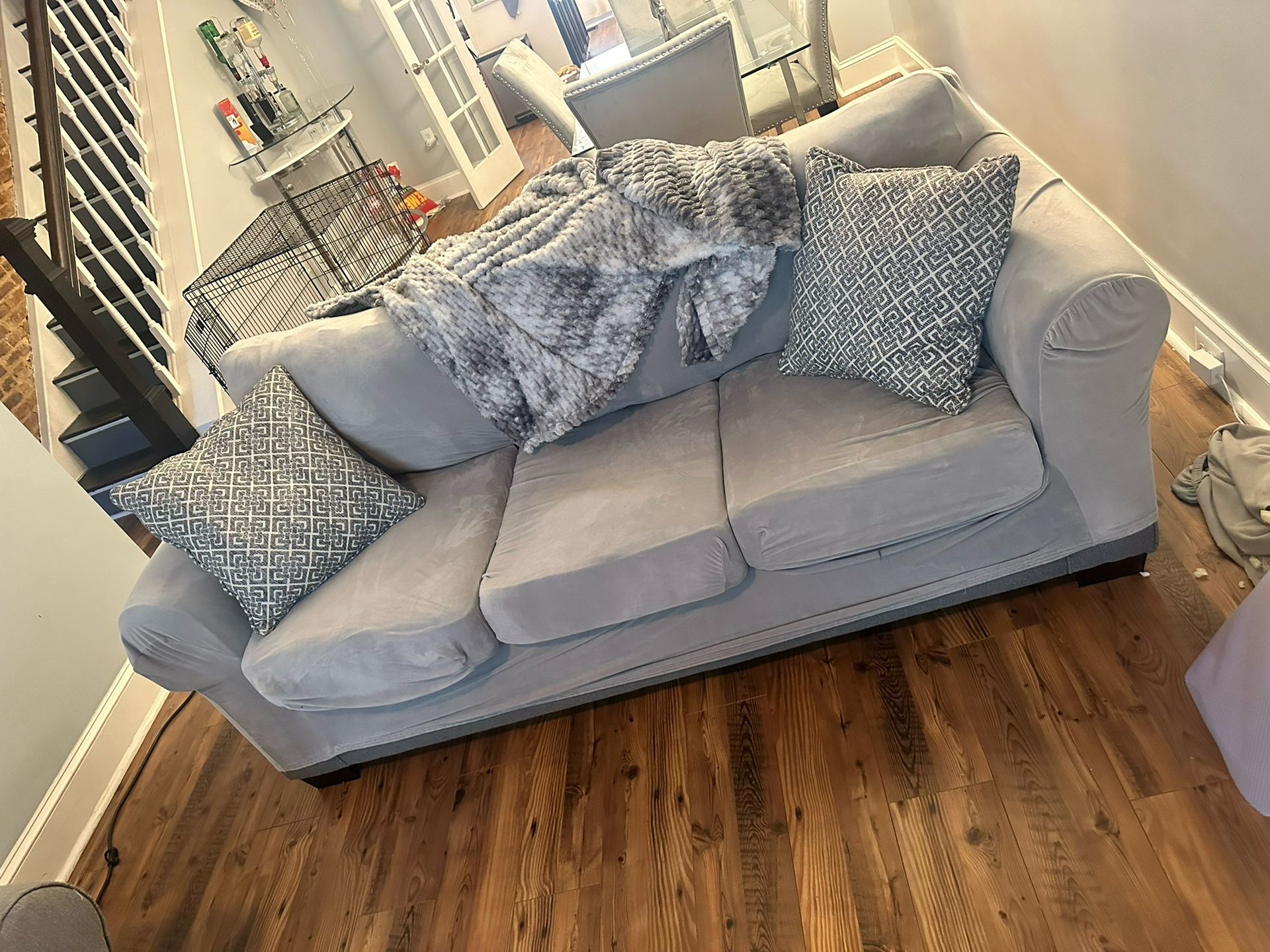 Gray Camilla Sofa 79 inches L x 36 inches W