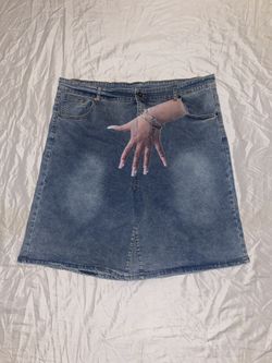 RARE! MarJun Streetwear Brand Signature Denim Jorts - Size 42