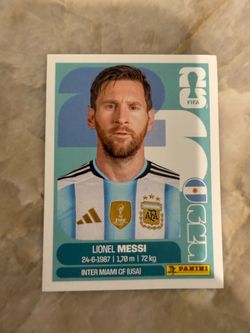 Messi Panini 2026 sticker