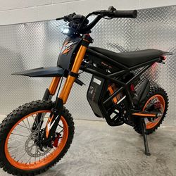 NEW - 2400W Electric Pit Bike, 37mph+, 4’8-6’2 Rider, 29inch High Seat, 21ah Removable Battery, Reversed Fork, GT54, Tuttio Similar