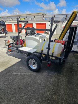 Pressure Washing Trailer And Soft Wash