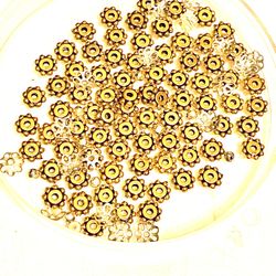 Brass Spacer Beads & Bead Caps