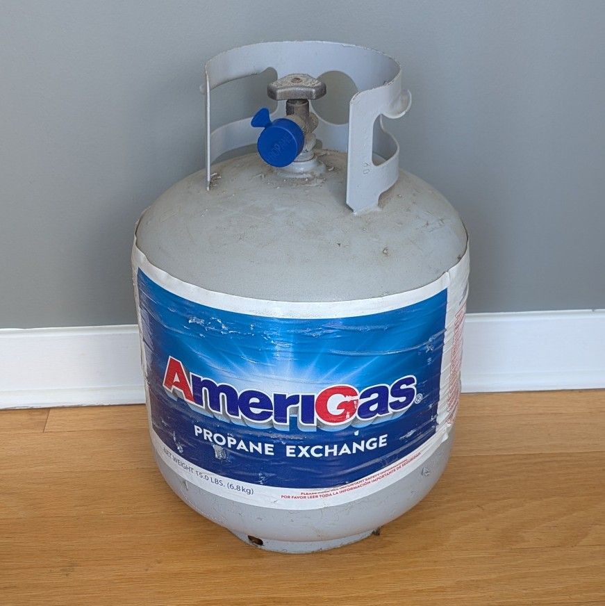 AmeriGas propane gas tank, EMPTY (use for exchange), for grill etc.