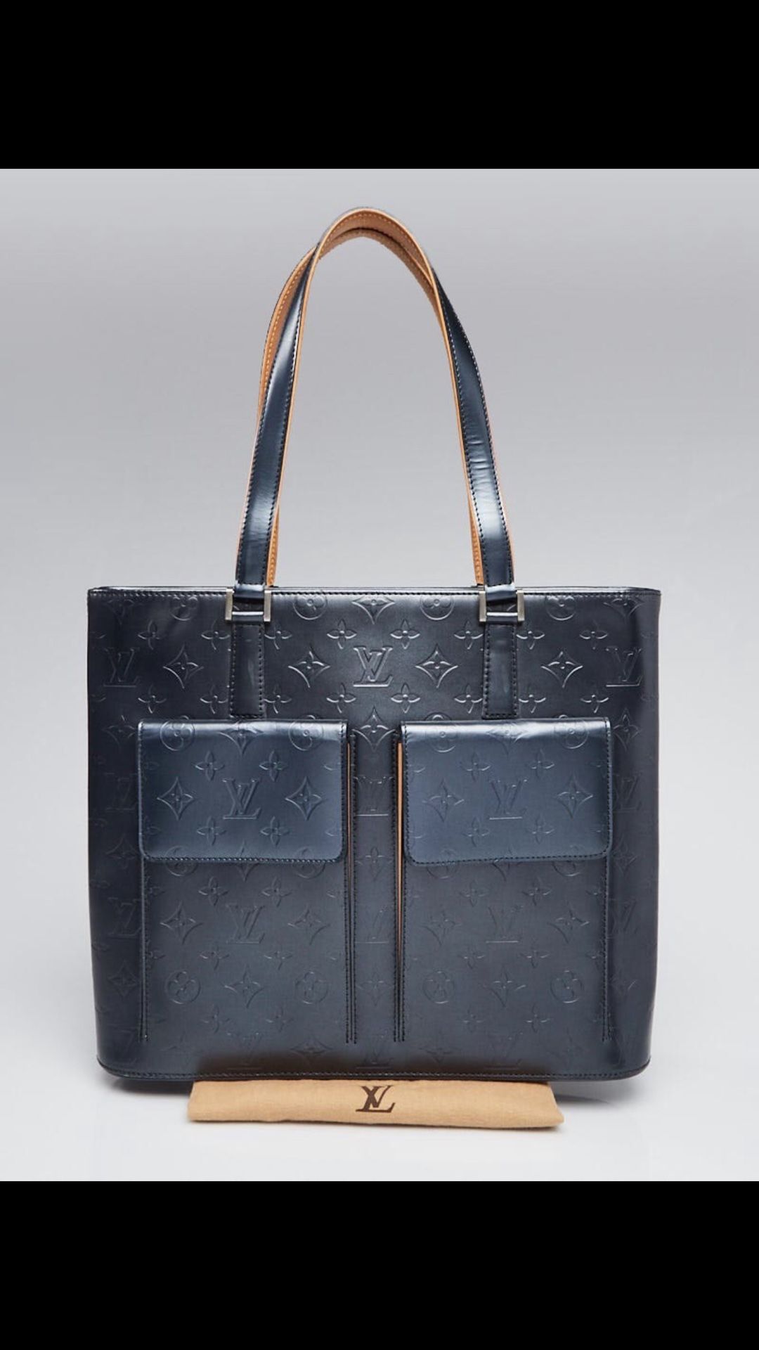 LOUIS VUITTON Blue Monogram Tote. 💯 Authentic