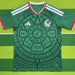 Soccer Mexico jersey Mundial green New Jersey  long sleeve player version sleeve long sleeve Women’s size 2025 Futbol manga larga manga corta Mujeres 