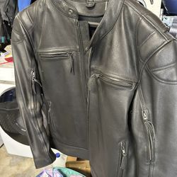 Men’s Leather Motorcycle Jacket 