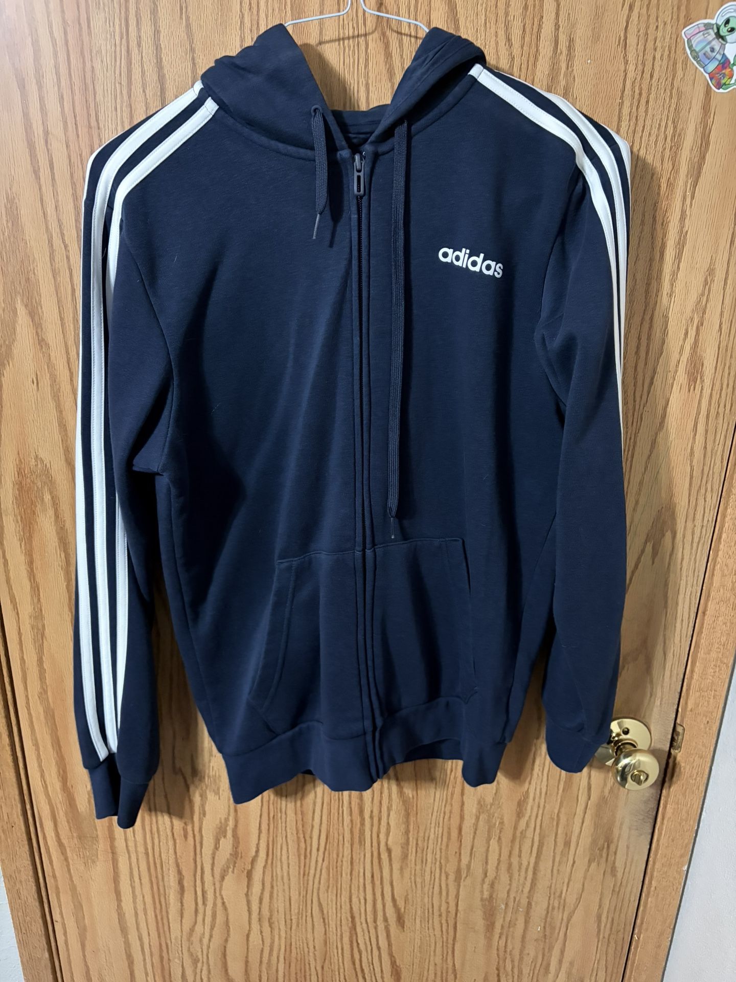 Adidas Essentials 3-Stripes full-zip hoodie CASH/TRADE