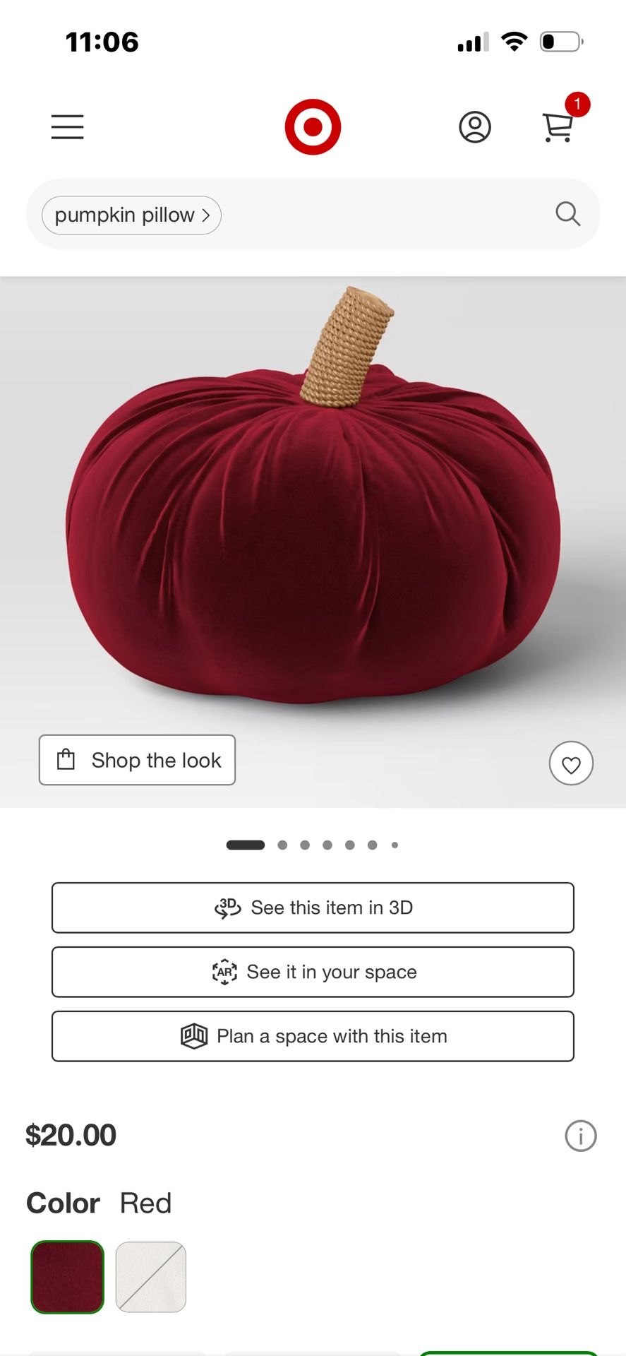 Plush Throw Pillow Shaped Velvet Pumpkin Black - Threshold, Plush Throw Pillow,