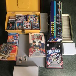 Boxes and bins of all Sports Cards 