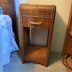 Vintage Waterfall End Table