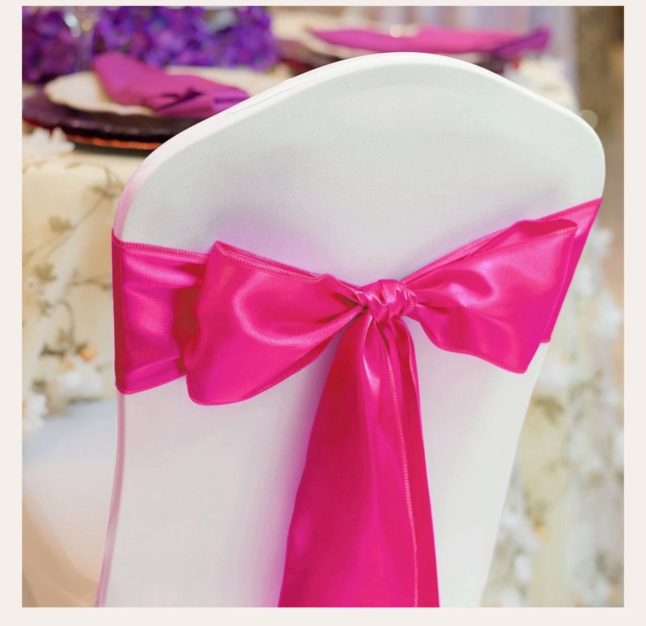 Satin Chair Sashes