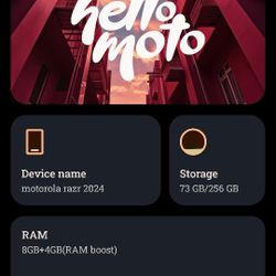 2024 Motorola Razr Factory Unlocked 256gb