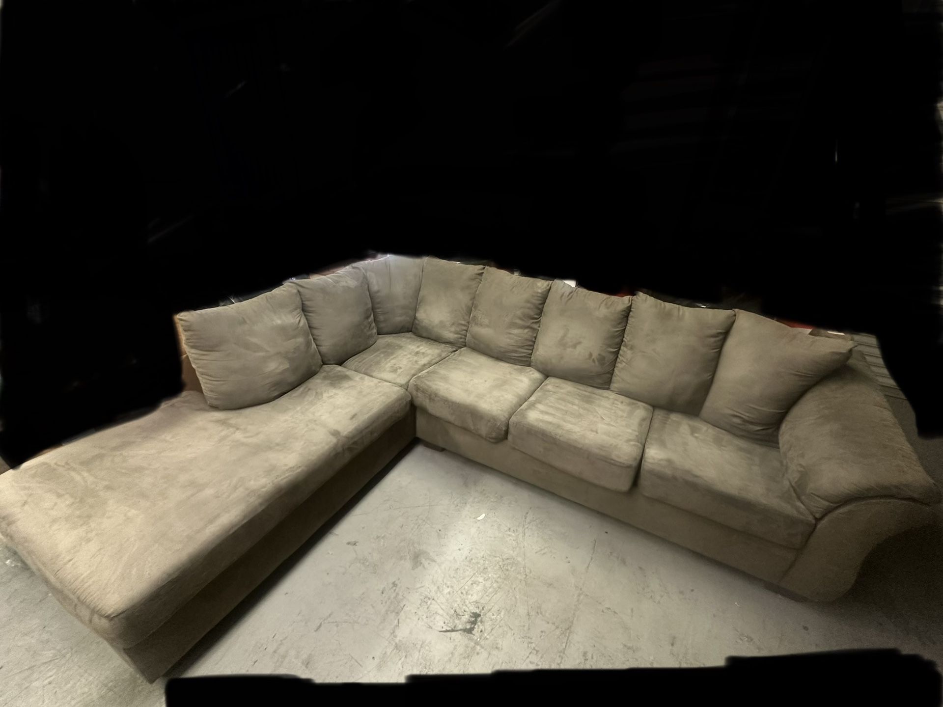 Large Grey sectional Couch $300 OBO
