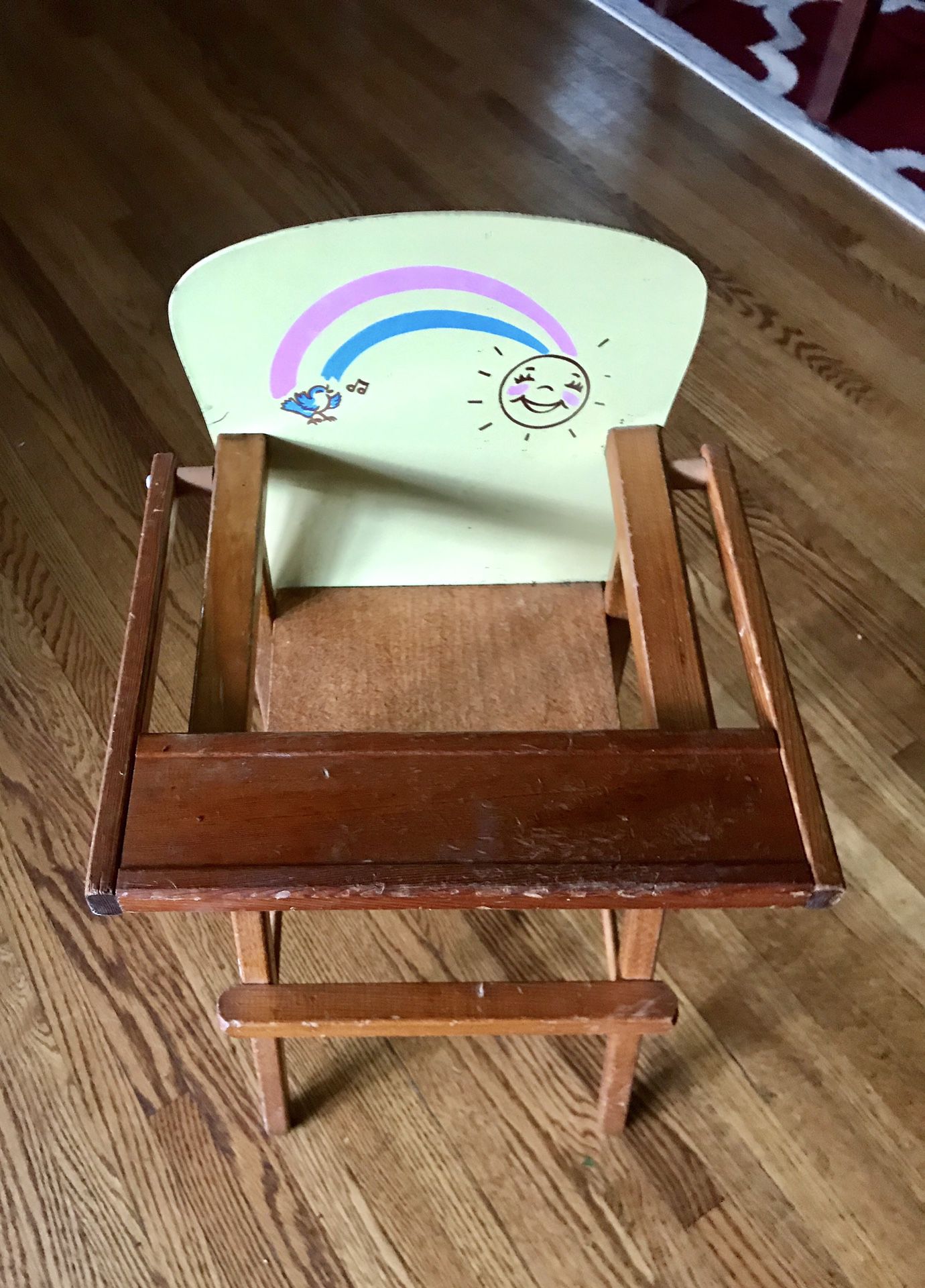 Baby doll high chair