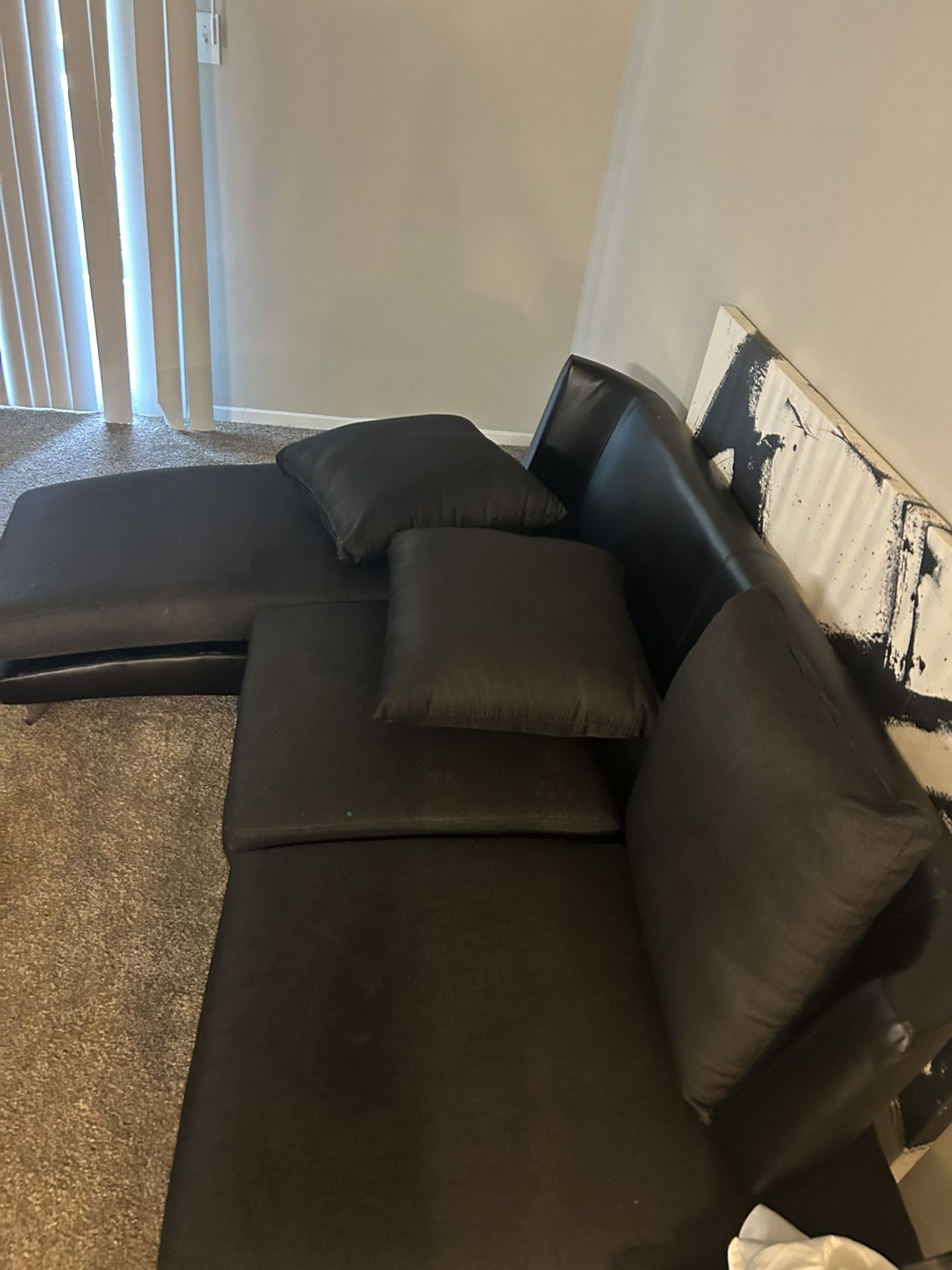 Black couch