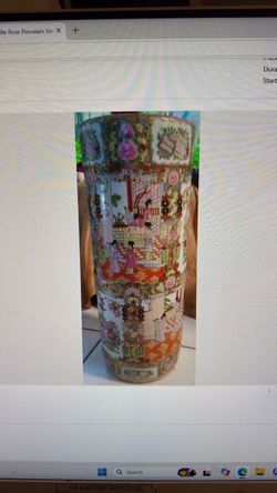 Chinese Famille Rose Porcelain Vase