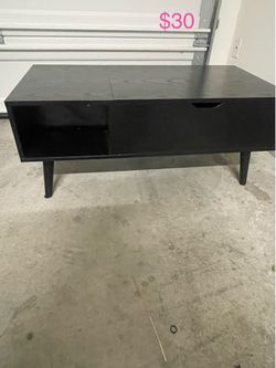 Contemporary Wooden Black Coffee Table