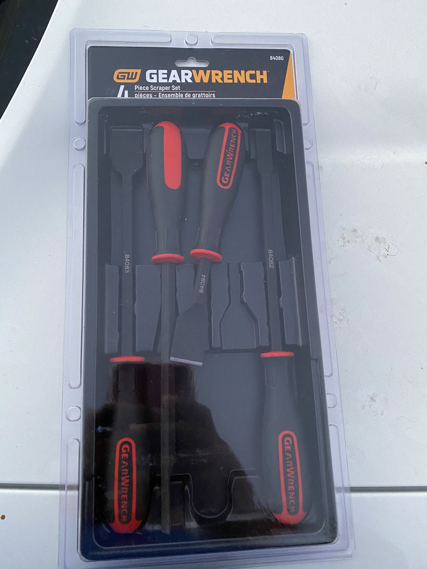 Gear wrench scrapers