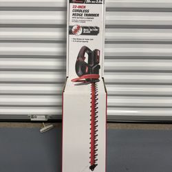 NEW Hyper Tough 20Volt 22-Inch Cordless Hedge Trimmer - TOOL ONLY