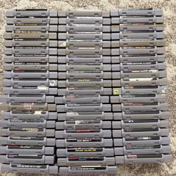 Super Nintendo Games 10 Each