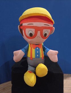 Blippi Plush 7" Soft Doll Construction Worker 2020