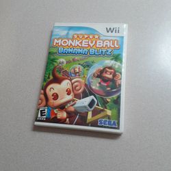 Wi Game- Super Monkey Ball Banana Blitz 
