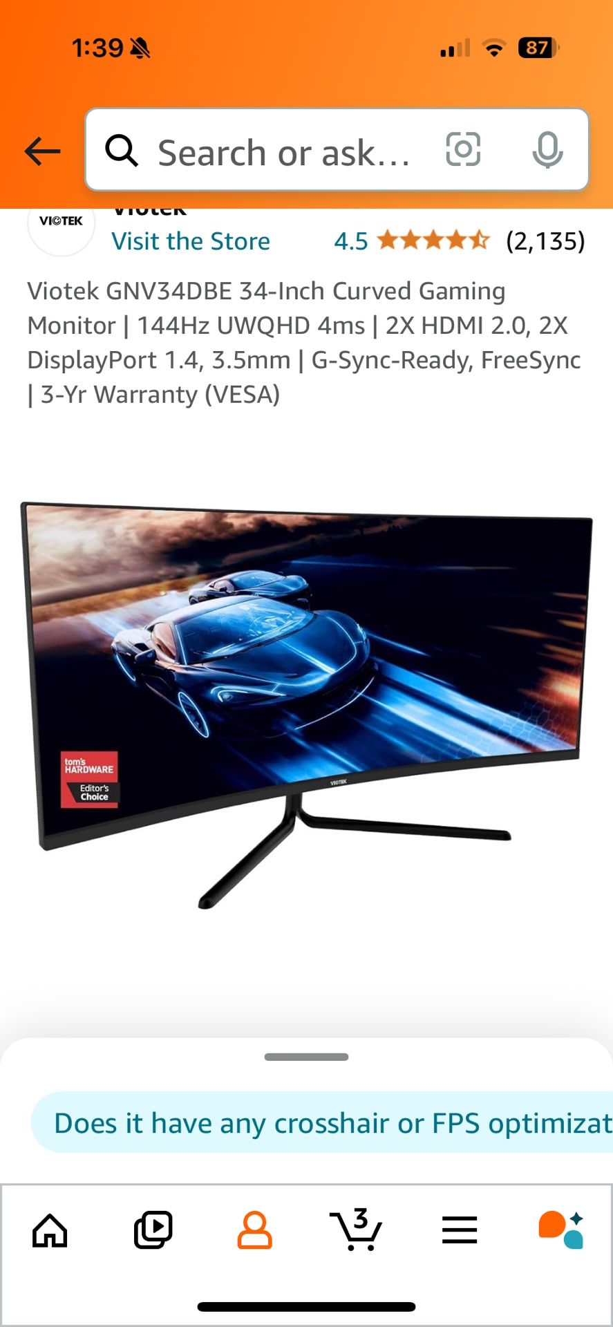 34inch Curved Monitor