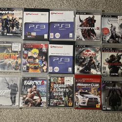ALL GAMES $10 (ps3, Ps2)
