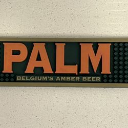PALM Belgium’s Amber Beer Rubber Bar Spill Mat 