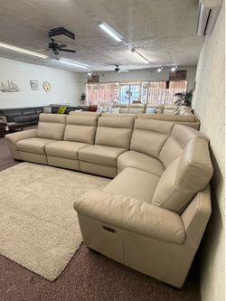 JULIUS ll  - 5 pc L Sectional w/3 Recliners