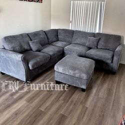 New Dark  Gray Sectional 