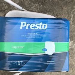 24 Presto Briefs With Tabs. Supreme. Full Fit. Please Read Description And Check All Pictures