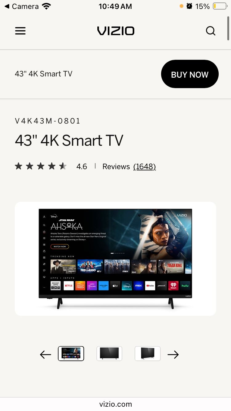 Vizio V4K43M-0801