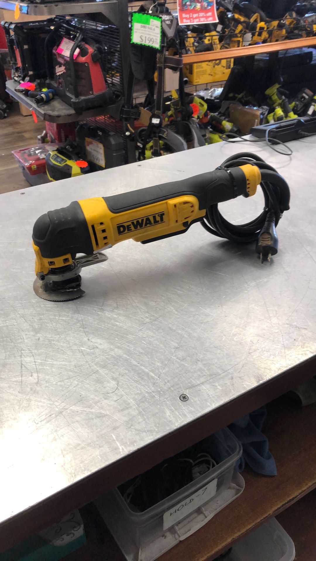 96091 Dewalt DWE315 Corded 120v 3amp Oscillating Multi Tool 593431