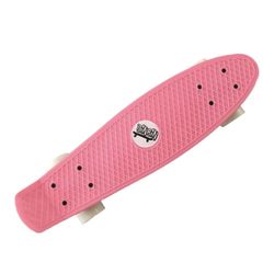 Dinbin Complete Highly Flexible Cruiser Skate Board Mini 22” Pink New In Box