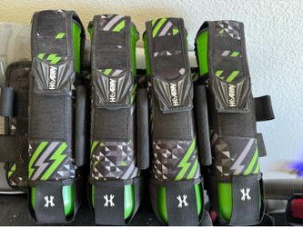 HK Army 4 pod pack and Helix Paintball Mask