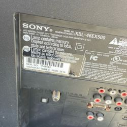 Sony Bravia KDL-46EX500 HD TV LCD OBO 1080P 120hz