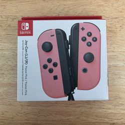 Nintendo Switch Joy Con Pastel Pink