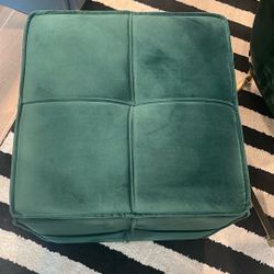 Brand New Emerald Green Ottoman